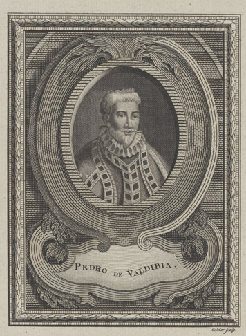 A picture of Pedro de Valdivia