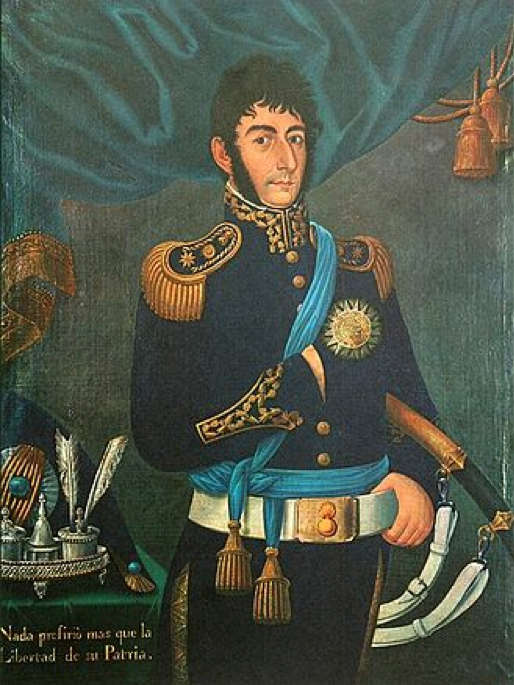 Painting of José de San Martín