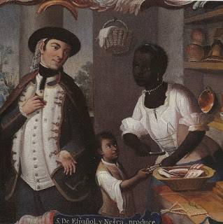 Casta Paintings, Mixed Race Family in Mexico